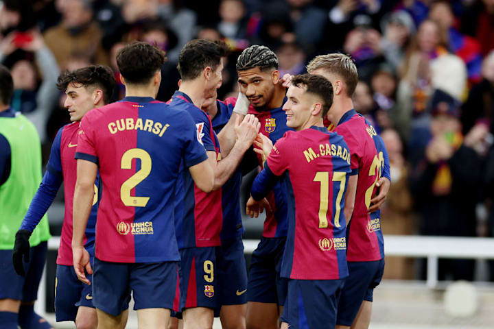 Dani Olmo, Marc Casado, Pau Cubarsi, Robert Lewandowski