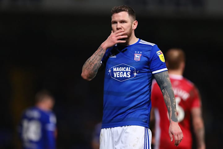 James Norwood of Ipswich Town during the Sky Bet League One...