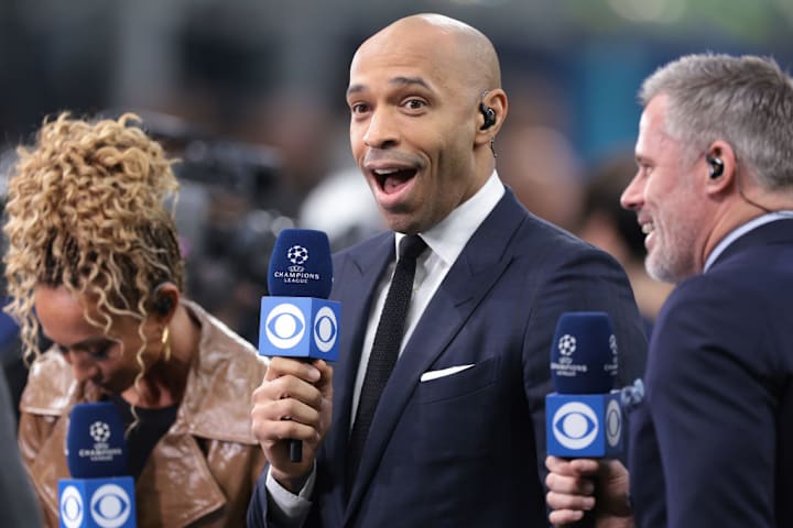 Theirry Henry, Kate Abdo, Jamie Carragher