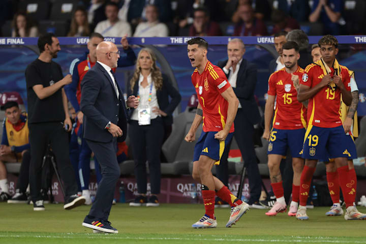 Luis de la Fuente, Alvaro Morata