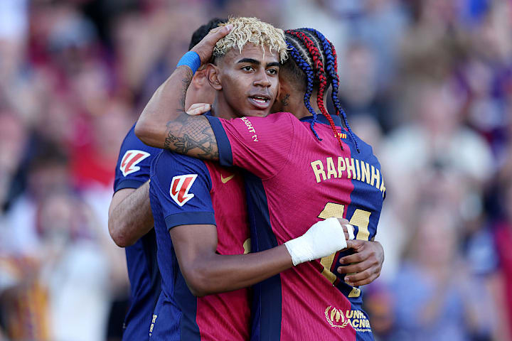 Lamine Yamal, Raphinha