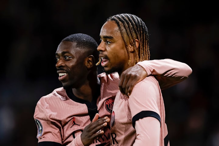 Ousmane Dembele, Bradley Barcola