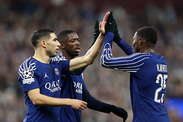 Nuno Mendes, Ousmane Dembele, Achraf Hakimi
