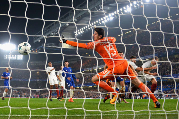 Edin Dzeko, Thibaut Courtois