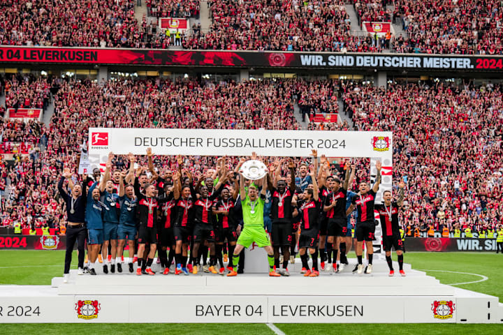 Arthur Augusto, Alex Grimaldo, Marcel Daum, Niklas Lomb, Victor Boniface, Timothy Fosu-Mensah, Gustavo Puerta, Odilon Kossounou, Amine Adli, Nadiem Amiri, Adam Hlozek, Reno Munz, Nathan Tella, Florian Wirtz, Jonas Hofmann, Josip Stanisic, Robert Andrich, Matej Kovar, Jonathan Tah, Piero Hincapie, Jeremie Frimpong, Ayman Aourir, Alberto Encinas, Edmond Tapsoba, Noah Mbamba, Lukas Hradecky, Granit Xhaka, Borja Iglesias, Exequiel Palacios, Patrik Schick, Xabi Alonso, David Thiel, Sebastian Parilla