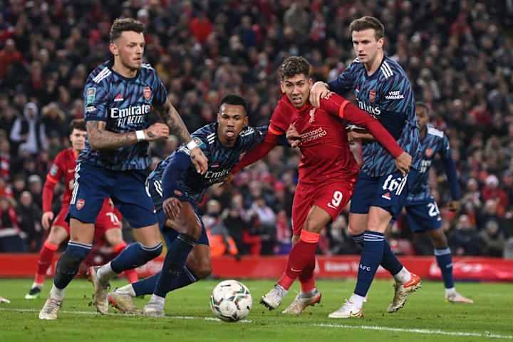 Roberto Firmino, Rob Holding, Ben White, Gabriel