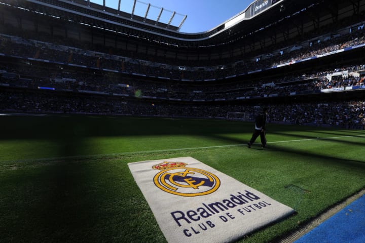 Real Madrid no Bernabéu.