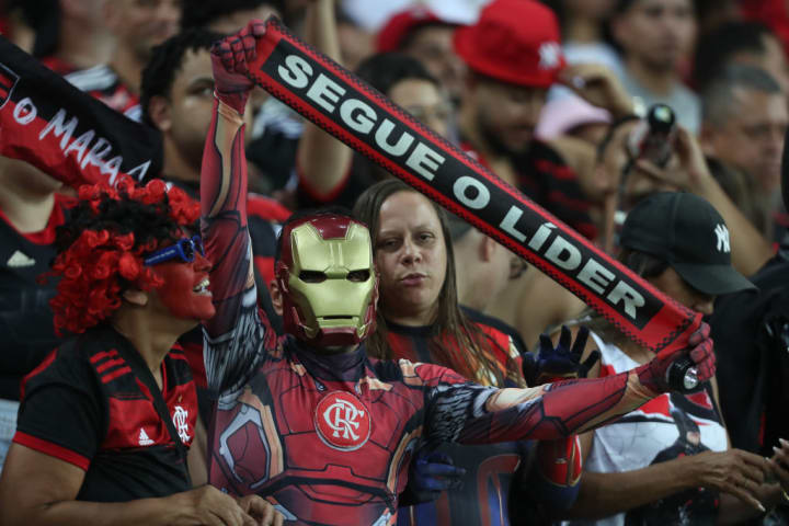 Torcida do Flamengo no Maracanã.