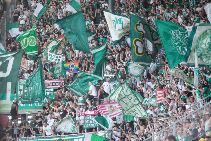 Fans of Werder Bremen