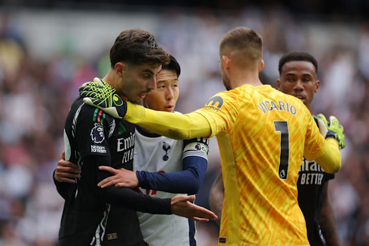 Guglielmo Vicario, Son Heung-Min, Kai Havertz