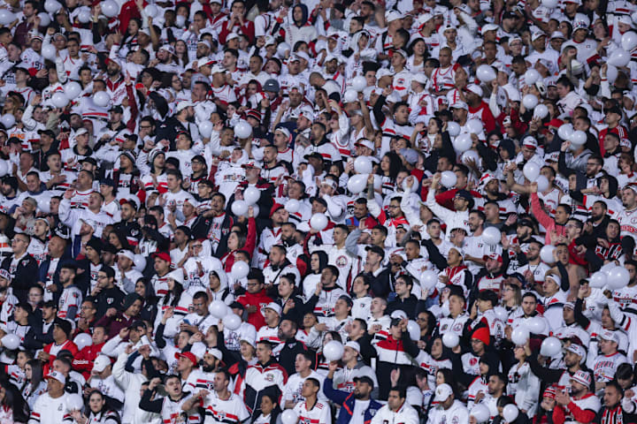 Torcida do São Paulo no Morumbis.