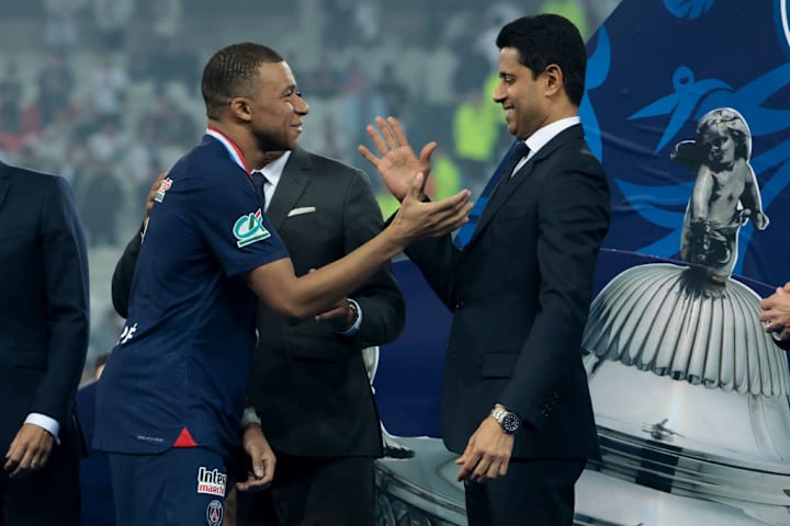 Kylian Mbappe, Nasser Al Khelaifi