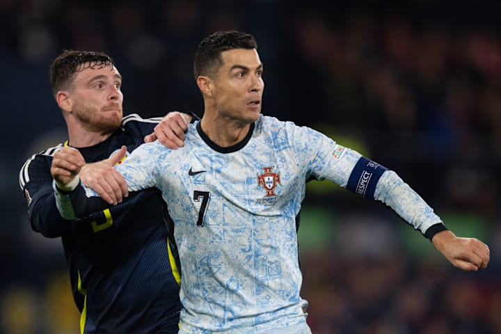 Cristiano Ronaldo - Soccer Player, Andrew Robertson - Soccer Player
