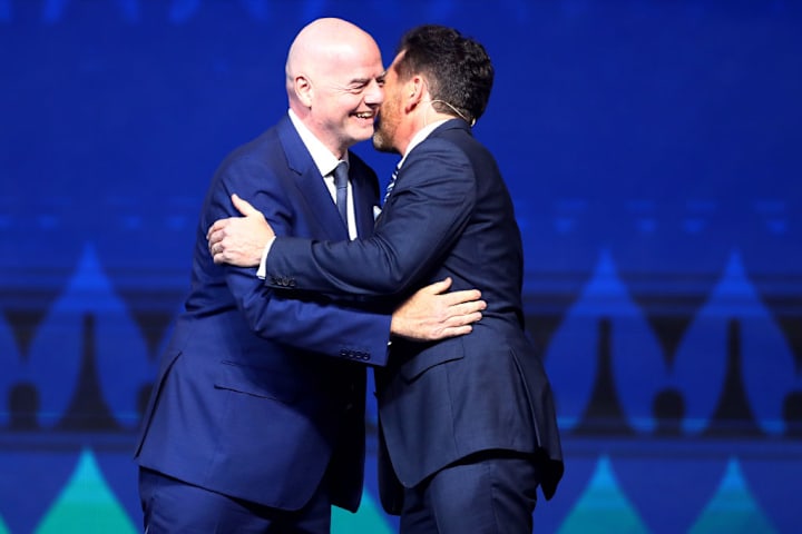 Gianni Infantino, Alejandro Dominguez