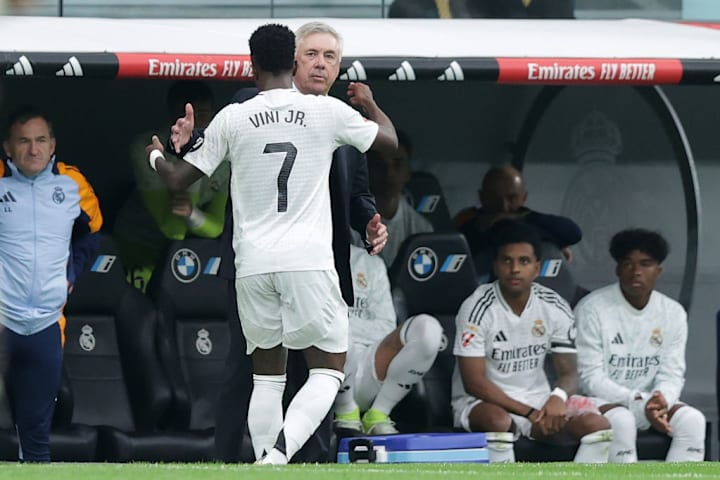 Vinicius Junior, Carlo Ancelotti