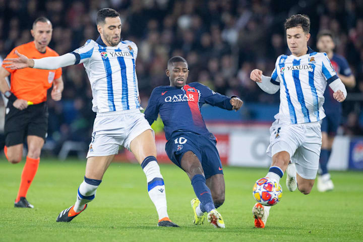 Ousmane Dembélé, Mikel Merino, Martín Zubimendi