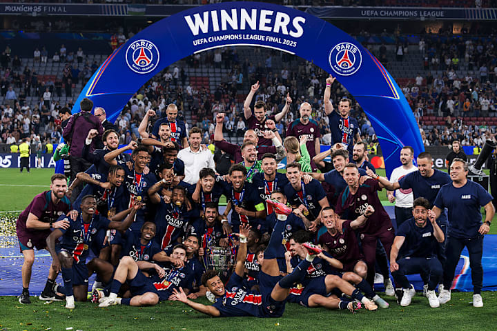 Marquinhos, Achraf Hakimi, Luis Campos, Ibrahim Mbaye, Lucas Beraldo, Warren Zaire-Emery, Vitinha, Senny Mayulu, Goncalo Ramos, Lucas Hernandez, Khvicha Kvaratskhelia, Presnel Kimpembe, Joao Neves, Nuno Mendes, Ousmane Dembele, Nasser Al-Khelaifi, Bradley Barcola, Arnau Tenas, Willian Pacho, Desire Doue, Kang-in Lee, Matvei Safonov