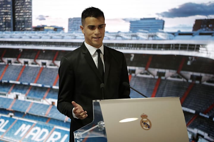 Real Madrid's new signing Reinier Jesus Carvalho's presentation