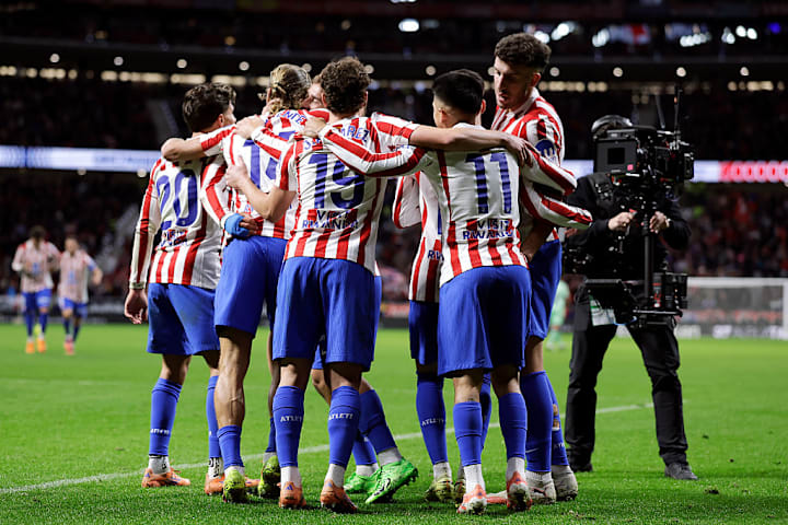Antoine Griezmann, Julian Alavarez, Marcos Llorente, Matteo Ruggeri