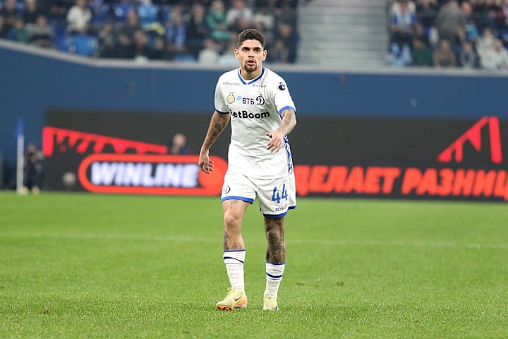 Rubens Antonio Dias (44) of Dynamo seen in action during the...