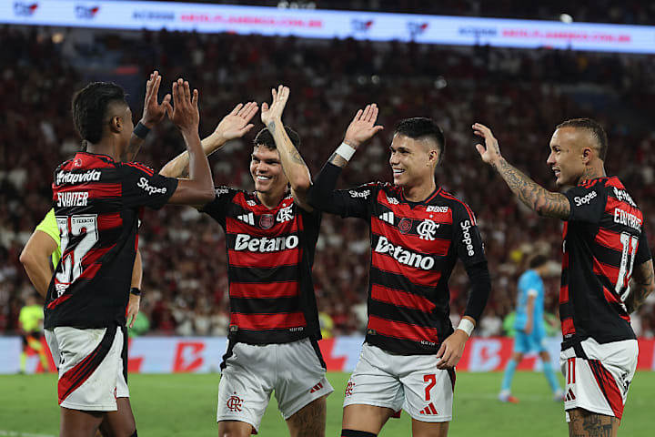 Bruno Henrique, Ayrton Lucas, Luiz Araújo, Everton Cebolinha