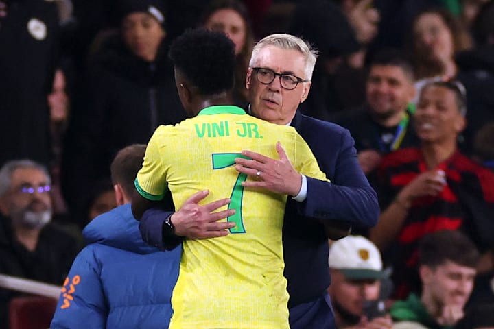 Vinicius Junior, Carlo Ancelotti