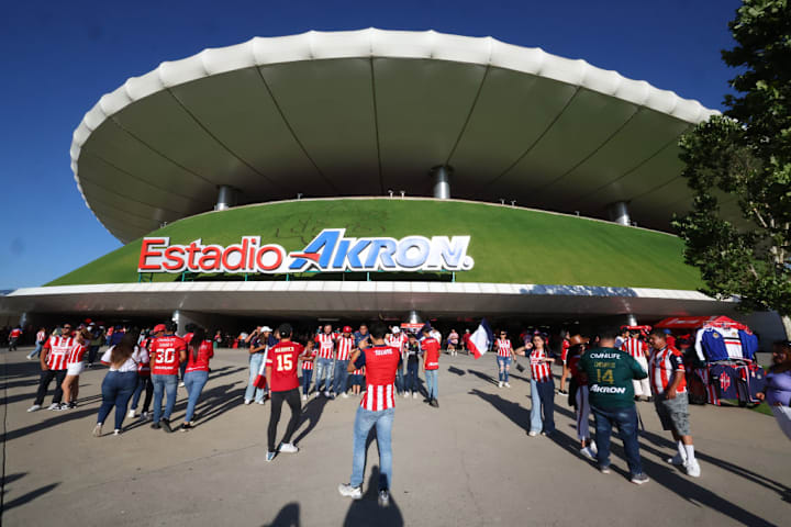 Estádio Akron, em Guadalajar, recebe jogos