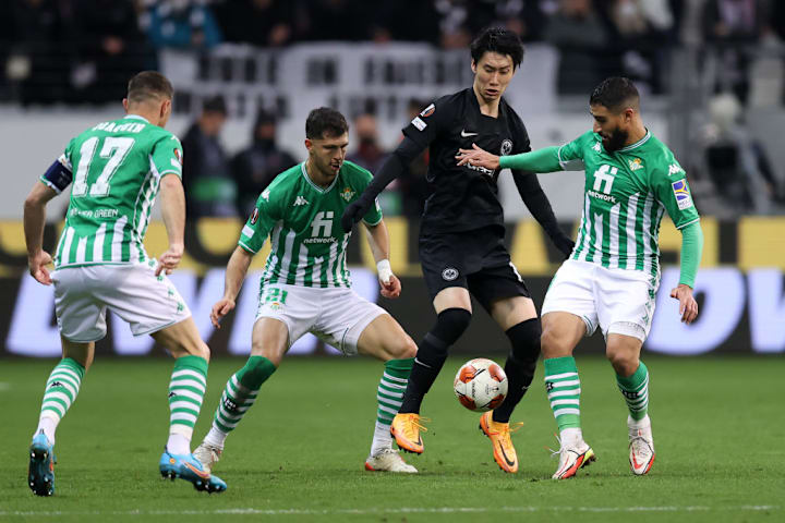 Daichi Kamada, Guido Rodriguez, Nabil Fekir