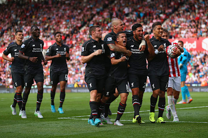 Philippe Coutinho, James Milner, Martin Skrtel, Emre Can, Roberto Firmino