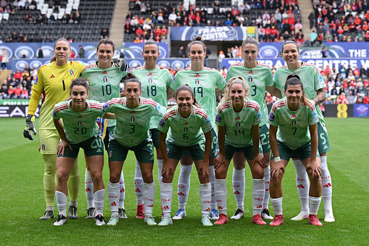 Wales v Italy - UEFA Women's Nations League 2024/25 Grp A4 MD6
