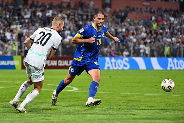 Im Hinspiel gegen Österreich noch dabei, das Rückspiel verpasst Nikola Katic aber gelbgesperrt