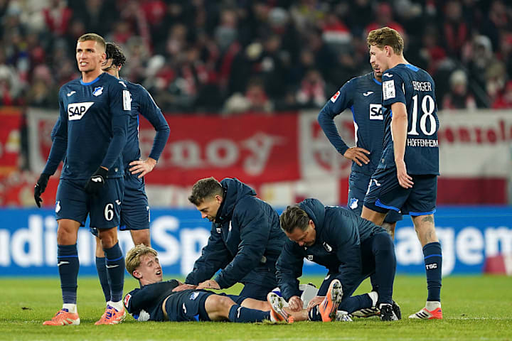 Musste nach dem Kohr-Tritt behandelt werden: Max Moerstedt