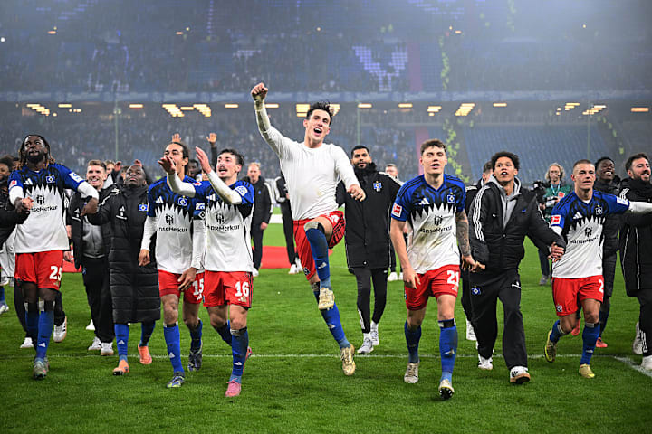 Der HSV bejubelte den Derbysieg fast schon wie eine Meisterschaft