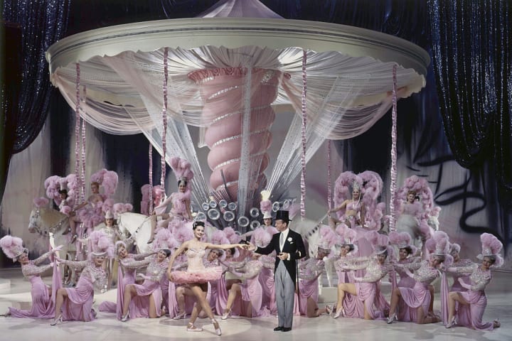 On the set of Ziegfeld Follies