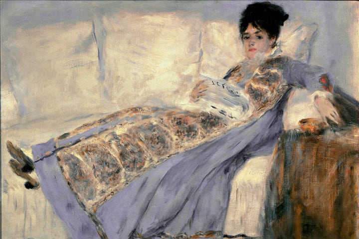 Portrait of Madame Monet by Pierre-Auguste Renoir
