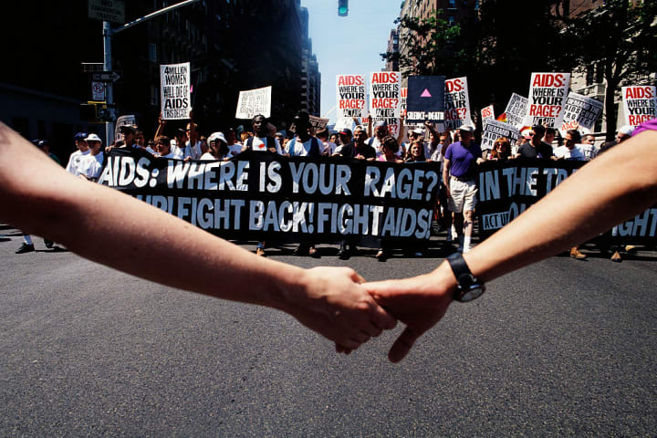 ACT UP Demonstration During Stonewall Uprising Anniversary
