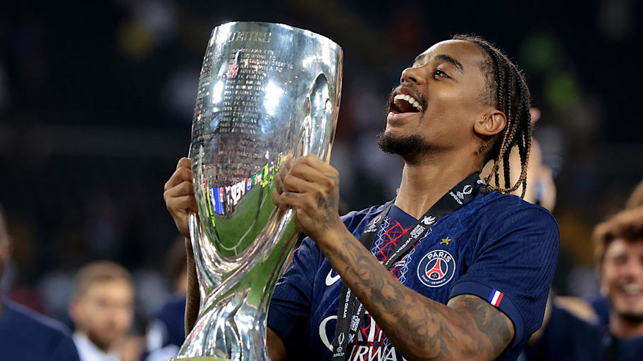 Paris Saint-Germain winger Bradley Barcola.