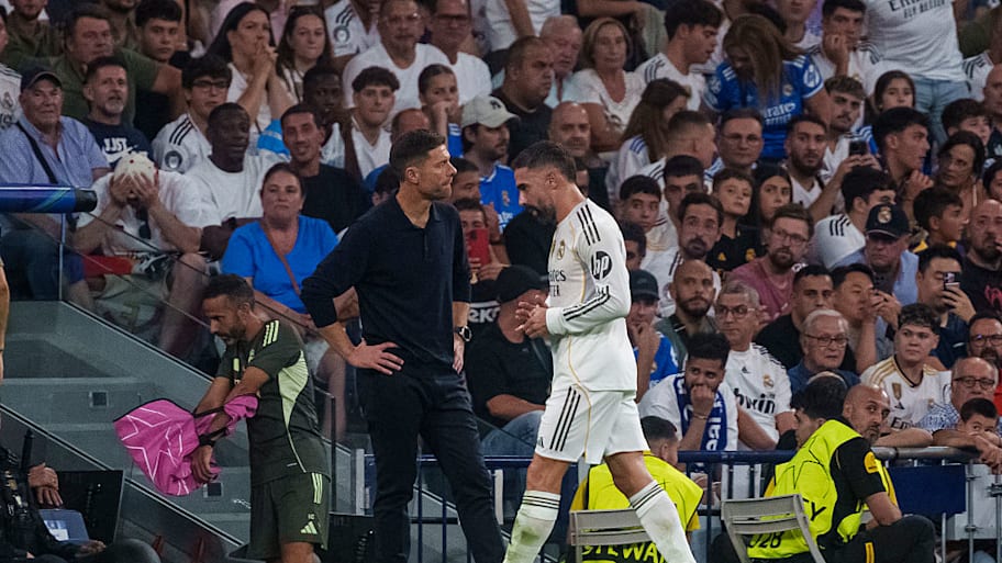 Real Madrid Xabi Alonso Dani Carvajal