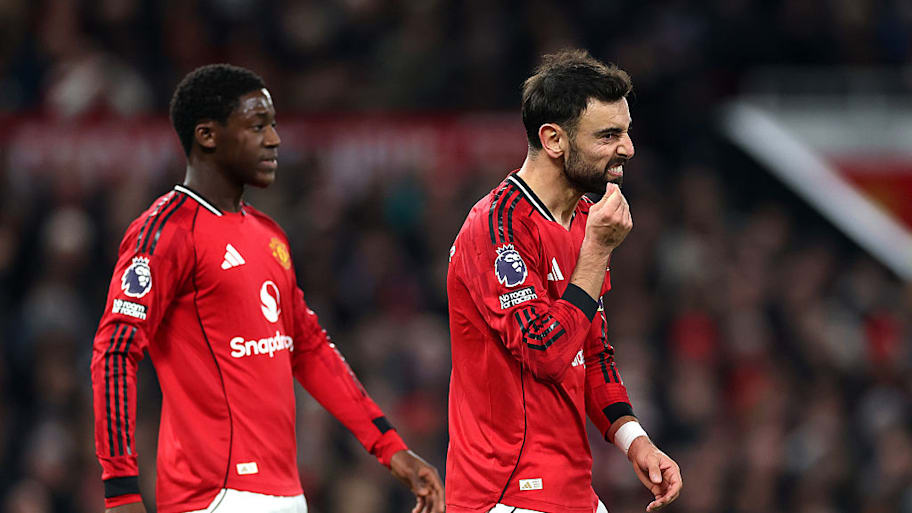 Amad Diallo and Bruno Fernandes