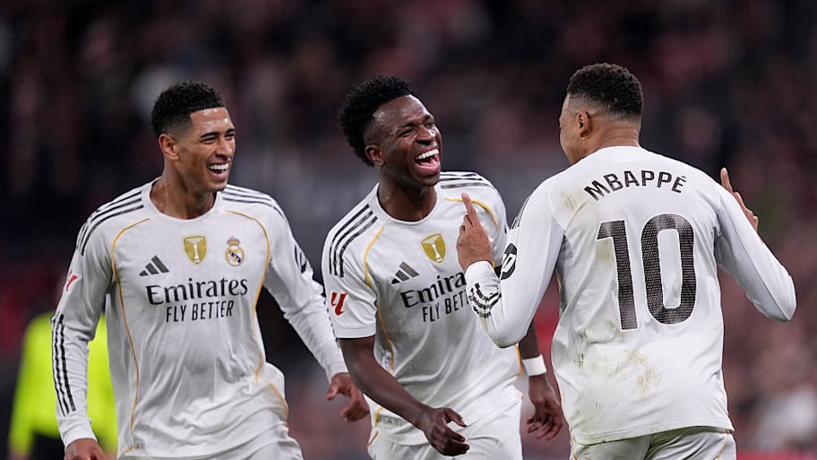 Jude Bellingham, Vinicius Jr, Kylian Mbappé