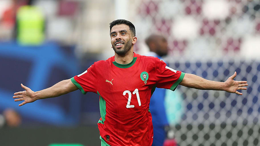 Morocco celebrate against Comoros 