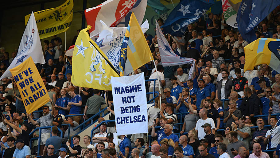 Chelsea fans at Stamford Bridge