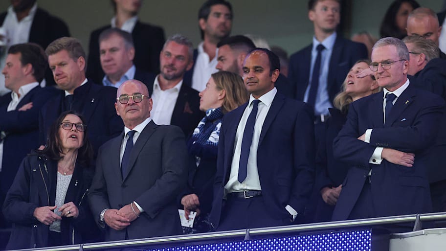 Vinai Venkatesham  in the crowd before Tottenham’s Champions League clash with Villarreal.