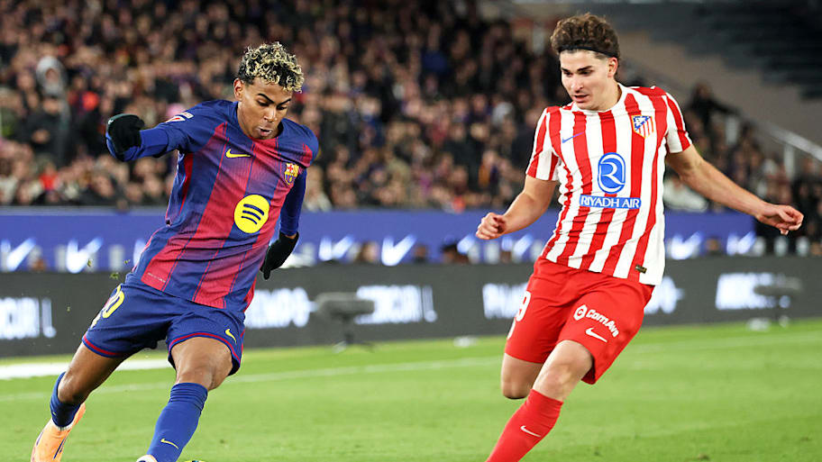 Lamine Yamal and Julian Álvarez