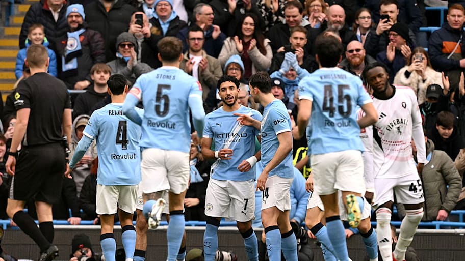 Man City celebrate