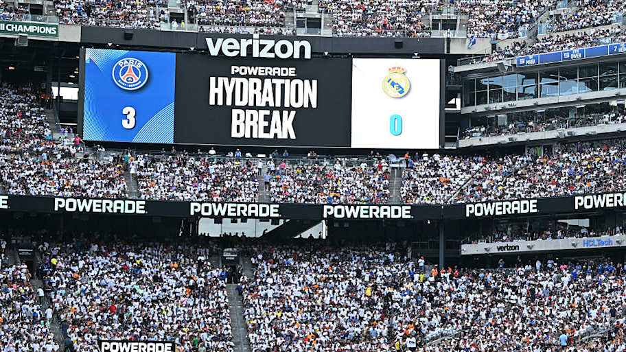 Club World Cup match between Real Madrid, Paris Saint-Germain.