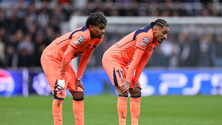 Lamine Yamal and Raphinha.