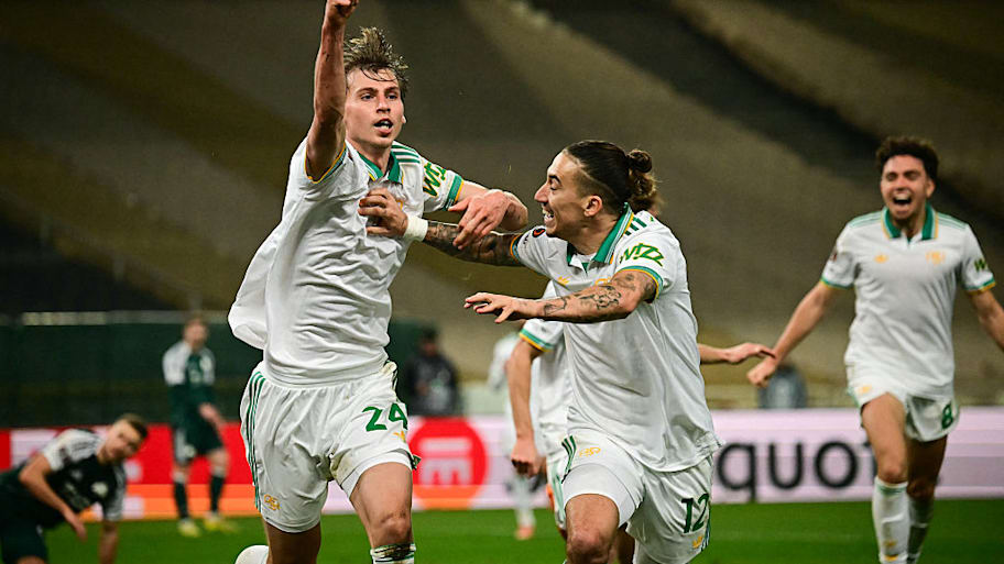 Roma players celebrate