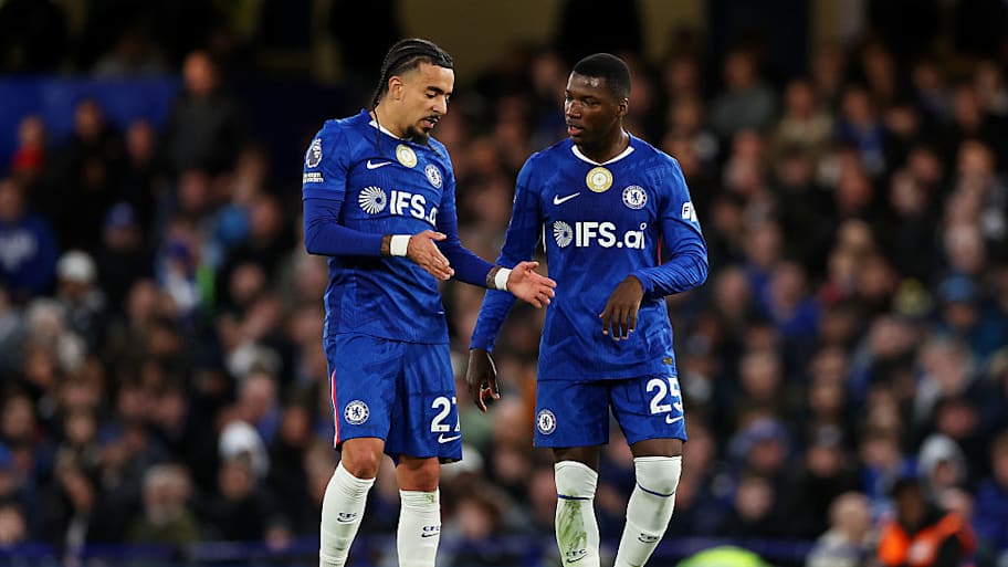 Chelsea players Malo Gusto and Moisés Caicedo