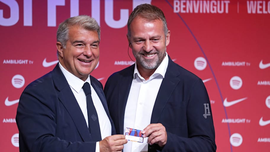 Joan Laporta, Hansi Flick
